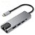 Cabo Adaptador USB-C 5 em 1 HDMI LAN RJ45 1000 USB 3.0 e USB TIPO-C - Imagem 1