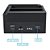Dock Station HDD IDE 2 SATA Multifuncional Leitor De Cartão Triplo - Imagem 5