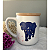 Kit Caneca Matte Elefante personalize com Nome a tampa ou o pires com o nome - Imagem 9