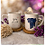Kit Caneca Matte Elefante personalize com Nome a tampa ou o pires com o nome - Imagem 1