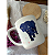 Kit Caneca Matte Elefante personalize com Nome a tampa ou o pires com o nome - Imagem 7