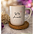 Kit Caneca Matte Elefante personalize com Nome a tampa ou o pires com o nome - Imagem 3