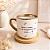 Caneca Imperial Branca com dourado personalize com o Nome no pires - Imagem 1