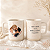 Caneca Crema Foto Desenho personalize com Nome - Imagem 1