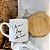Kit Xícara Amigas personalize com Nome o pires - Imagem 1