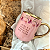 Caneca Rosa Imperial com detalhe dourado - Imagem 2