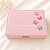 Porta Joia Rosa Grande personalizado com desenho (bailarina, borboletas ou coração) e Nome - Imagem 3