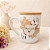 Caneca Good Day personalize com Nome na tampa - Imagem 1