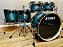 Bateria Tama Starclassic Performer Molten Steel Blue Burst 22" 10" 12" 14" 16" - Imagem 1