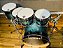 Bateria Tama Starclassic Performer Molten Steel Blue Burst 22" 10" 12" 14" 16" - Imagem 4