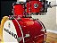 Bateria Nagano Work Red Sparkle 22" 10" 12" 14" 16" Shellpack - Imagem 8