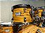 Bateria Odery Inrock Gold Tiger 22" 10" 12" 14" 16" cx 14x6" - Imagem 6