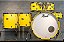 Bateria Pearl Decade Maple High Gloss Solid Yellow 22" 10" 12" 14" 16" + Caixa 14x5,5" - Imagem 2