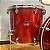Bateria Mapex Mars Birch Blood Orange Sparkle 22" 10" 12" 16" - Imagem 7