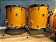 Bateria D One Rocket Orange Satin 24" 13" 16" 18" c/ Caixa 14x8" - Imagem 4