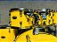 Bateria Pearl Decade Maple High Gloss Solid Yellow 22" 8" 10" 12" 14" Seminova - Imagem 6