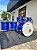 Bateria Pearl Export EXX High Voltage Blue 22" 8" 10" 12" 14" 16" + Caixa 14x5,5" Shellpack - Imagem 2