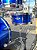 Bateria Pearl Export EXX High Voltage Blue 22" 8" 10" 12" 14" 16" + Caixa 14x5,5" Shellpack - Imagem 7