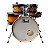 Bateria Pearl Decade Maple Classic Satin Amburst 20" 10" 12" 14" + Caixa 14x5,5" Shellpack - Imagem 1