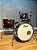Bateria Pearl Roadshow Garnet Fade 18" 10" 14" + Caixa 13x5" - Imagem 2