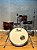 Bateria Pearl Roadshow Garnet Fade 18" 10" 14" + Caixa 13x5" - Imagem 4