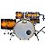 Bateria Pearl Decade Maple Classic Satin Amburst 22" 8" 10" 12" 14" 16" + Caixa 14x5,5" - Imagem 1