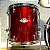 Bateria Pearl Export EXX Burgundy 20" 10" 12" 14" + Caixa 14x5,5" Shellpack - Imagem 2