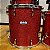 Bateria Pearl Masters MCT Vermillion Sparkle 22" 10" 12" 14" 16" - Imagem 8