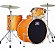 Bateria D One Rocket Orange Satin 24" 13" 16"  c/ Caixa 14x8" - Imagem 1
