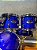 Bateria Pearl Export EXX Midnight Blue 22" 8" 10" 12" 14" 16" + Caixa 14x5,5" Shellpack - Imagem 7