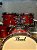Bateria Pearl Roadshow Burnt Orange Sparkle 20" 10" 12" 14" + Caixa 14x5,5" - Imagem 8