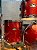 Bateria Pearl Roadshow Burnt Orange Sparkle 20" 10" 12" 14" + Caixa 14x5,5" - Imagem 6