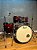 Bateria Pearl Roadshow Garnet Fade 22" 10" 12" 16" + Caixa 14x6,5" - Imagem 1