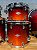 Bateria Tama Starclassic Performer Dark Cherry Fade 22" 10" 12" 14" 16" - Imagem 6