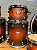 Bateria Pearl Decade Maple Satin Brown Burst 22" 8" 10" 12" 14" 16" - Imagem 4