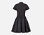 Christian Dior -  Vestido em tecido técnico preto fosco com efeito cloquê - Ss 2023 - Imagem 7
