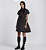 Christian Dior -  Vestido em tecido técnico preto fosco com efeito cloquê - Ss 2023 - Imagem 5