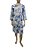 Italian Style - Vestido estampa esferas azul - Imagem 1