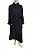 Vestido Capa Longa Chanel Moletinho Preto - Imagem 3