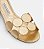 Manolo Blahnik - Sandalia Flat dourada - Imagem 5