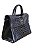 Bolsa Christian Dior Diorever preta em couro de crocodilo com detalhes em prata. - Imagem 2