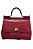 Dolce & Gabbana Red Sicily Crocodile Tote Top - Imagem 1