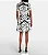Alexander Mcqueen - Vestido jacquard preto e branco - Imagem 3