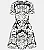 Alexander Mcqueen - Vestido jacquard preto e branco - Imagem 1