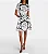 Alexander Mcqueen - Vestido jacquard preto e branco - Imagem 2