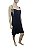 Vestido Seda Chanel Preto com Correntes - Imagem 1