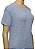 Vestido Curto Canelado Azul Universal Thread - Imagem 6