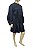 H&M - Vestido curto preto nervuras - Imagem 3