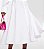 Valentino Garavani - Vestido longo popeline branco - Imagem 4