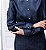 Blusa Twill de seda Check'n'Dior azul-escuro - Imagem 3